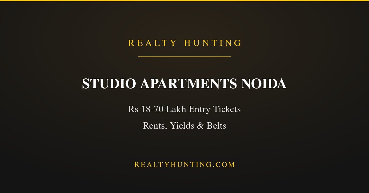 Studio Apartments in Noida: Prices, Rents and Yields