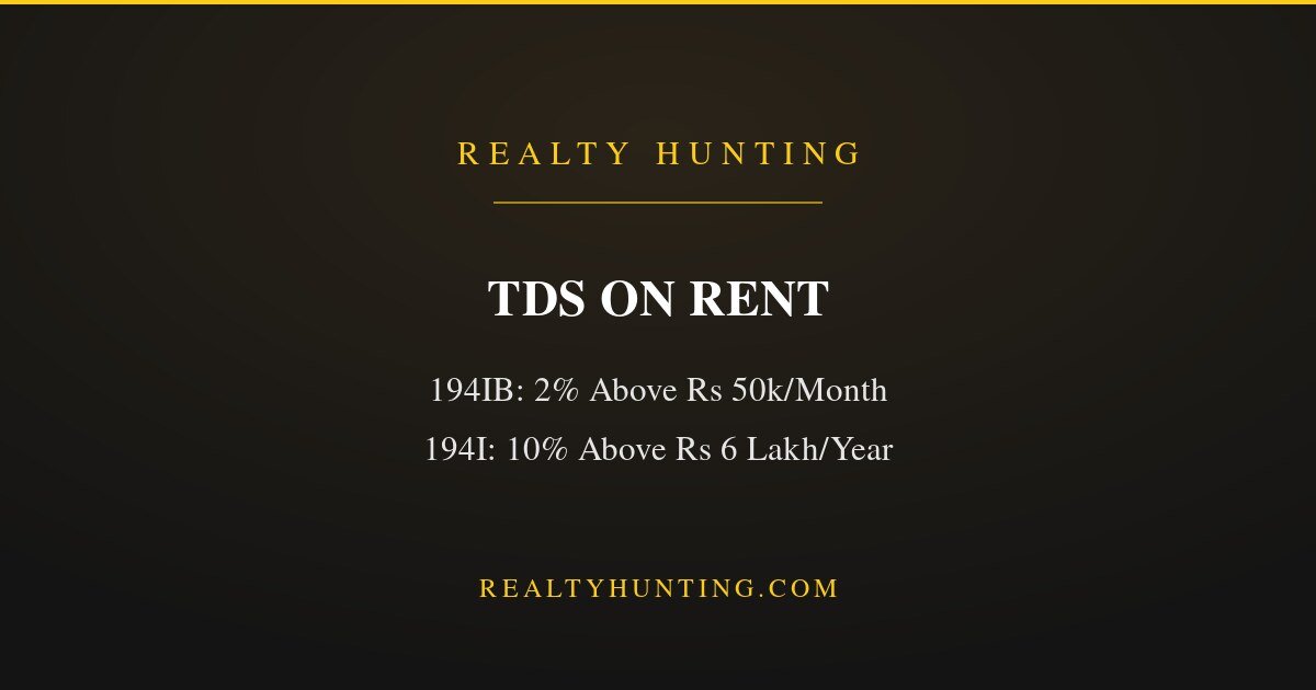 TDS on Rent: Section 194I and 194IB Rules