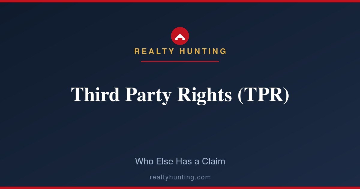 Third Party Rights (TPR) in Property Explained