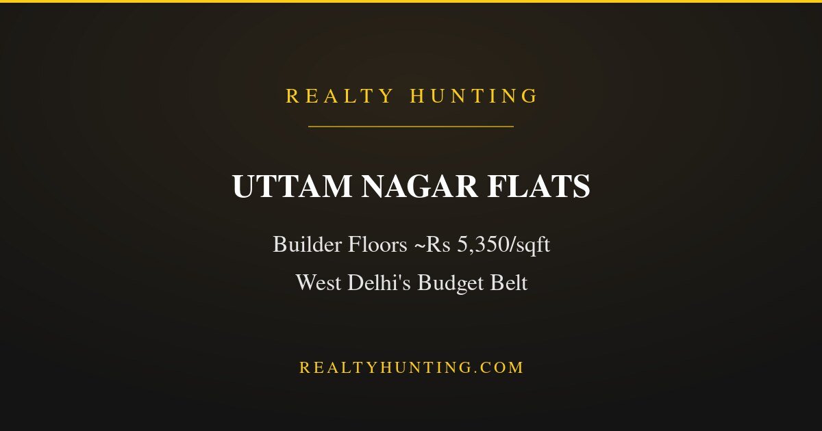 Uttam Nagar Delhi Flats: Budget Prices and Checks