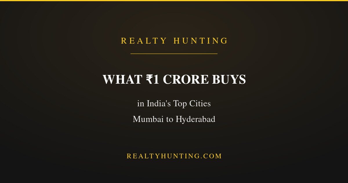 What ₹1 Crore Buys in India's Top Cities