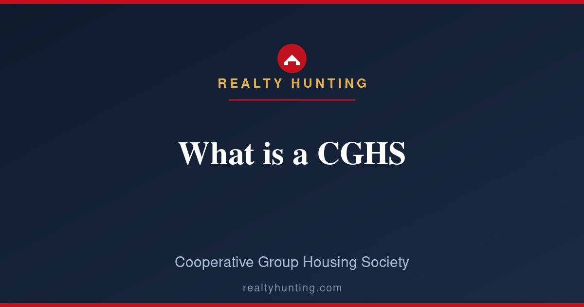 What is a CGHS (Cooperative Group Housing Society)?