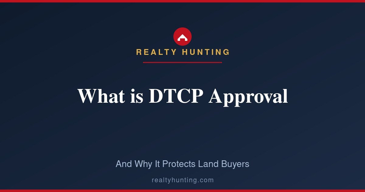 What is DTCP Approval and License in Real Estate?