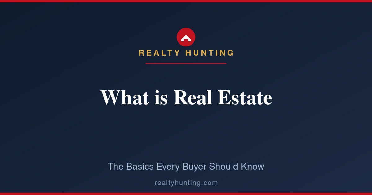 What is Real Estate? Meaning, Types and Basics Explained