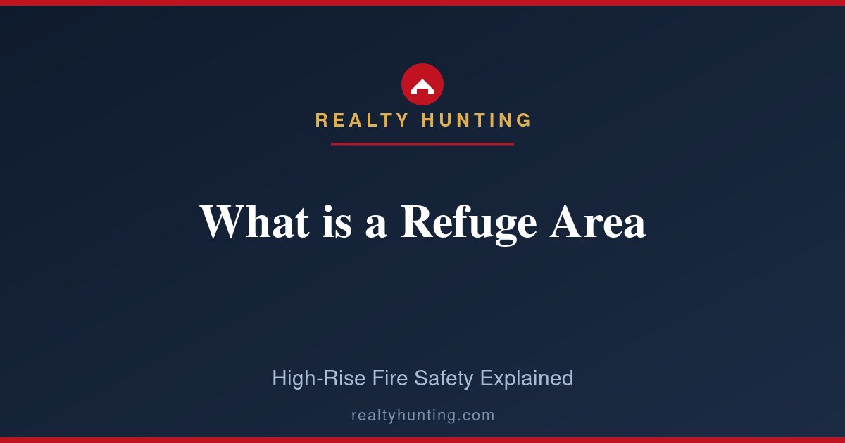 What is a Refuge Area in a High-Rise Building?