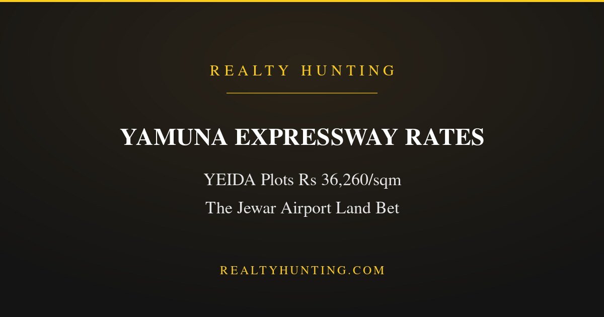 Yamuna Expressway Property Rates: YEIDA Plots and Jewar