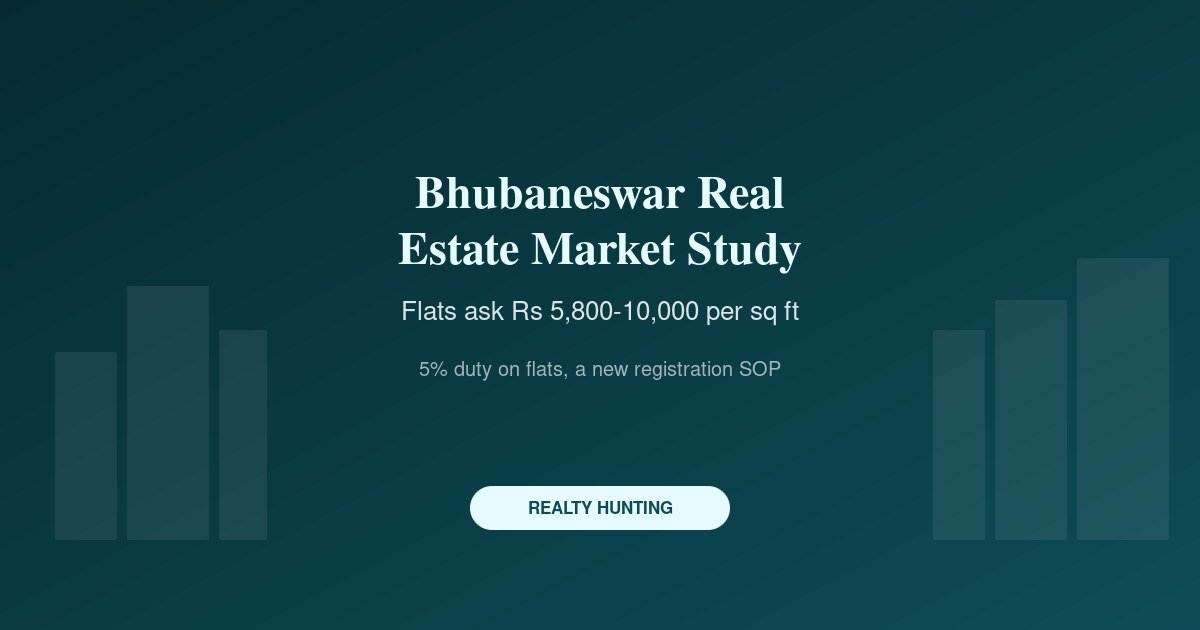 Bhubaneswar Real Estate Market: Patia, Khandagiri and the IT Belt, Rate by Rate