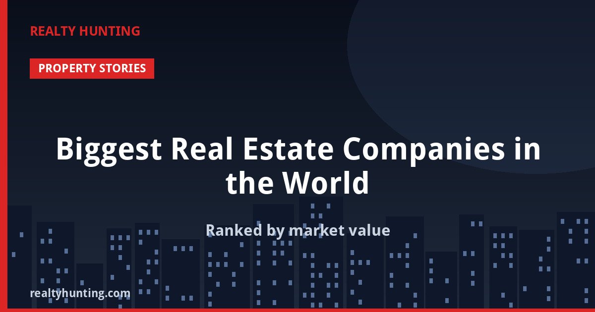 Biggest Real Estate Companies in the World