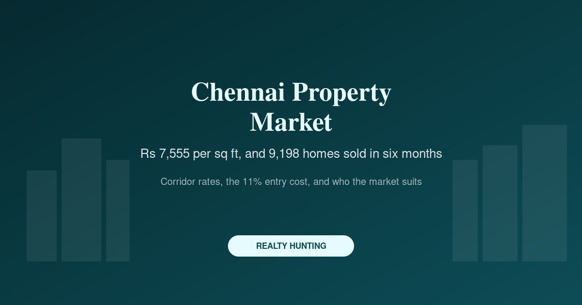 Chennai Property Market: Prices, Corridors and the 11% Nobody Budgets For