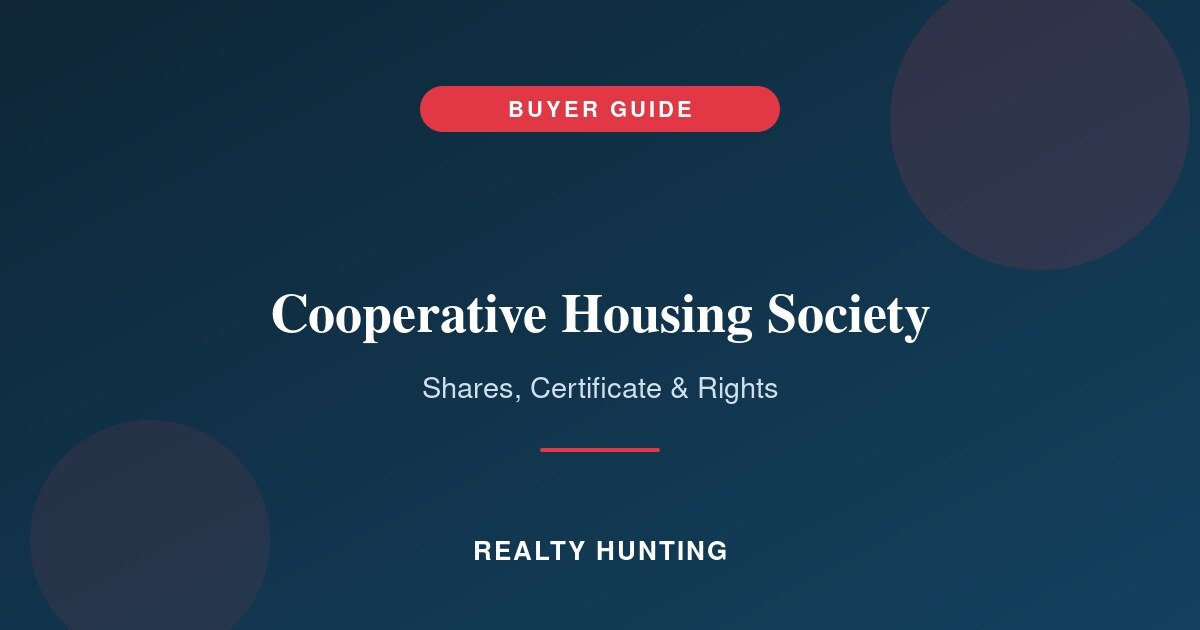 Cooperative Housing Society: Shares, Certificate and Rights
