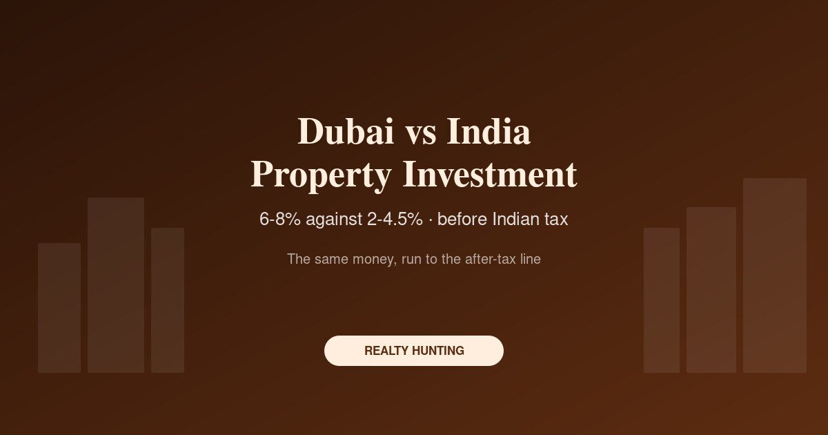 Dubai vs India Property Investment: Which One Pays More?