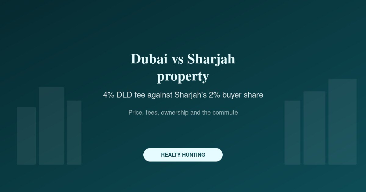 Dubai vs Sharjah Property: Prices, Fees, Ownership Rules and Rents