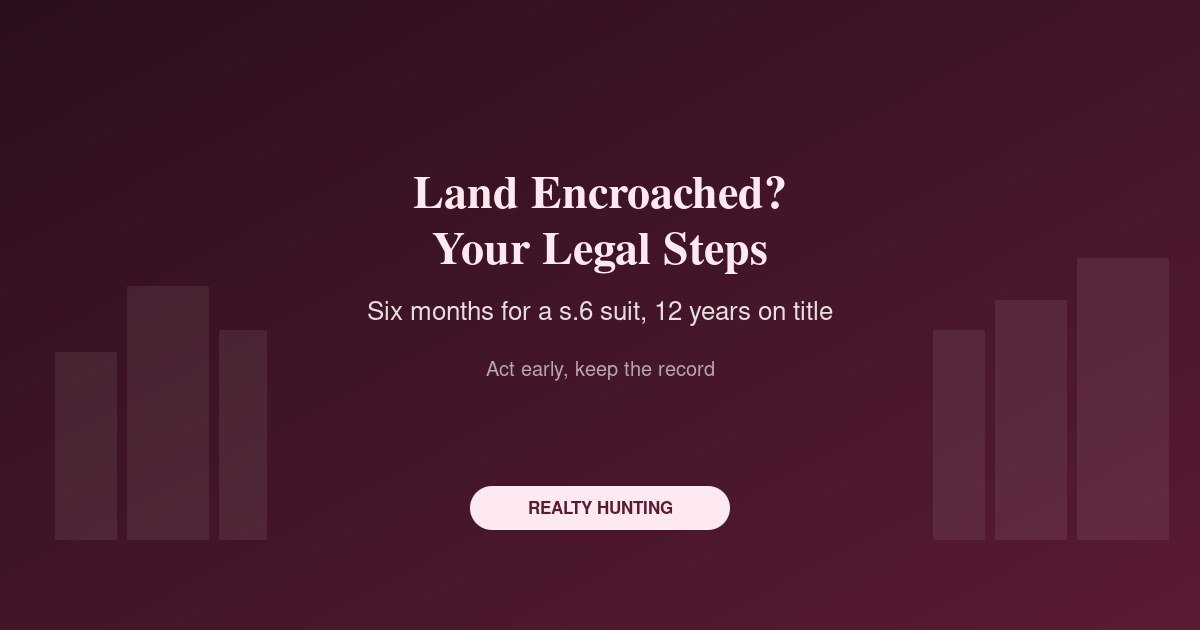 Someone Has Encroached on Your Land: Legal Steps, Timelines and Costs