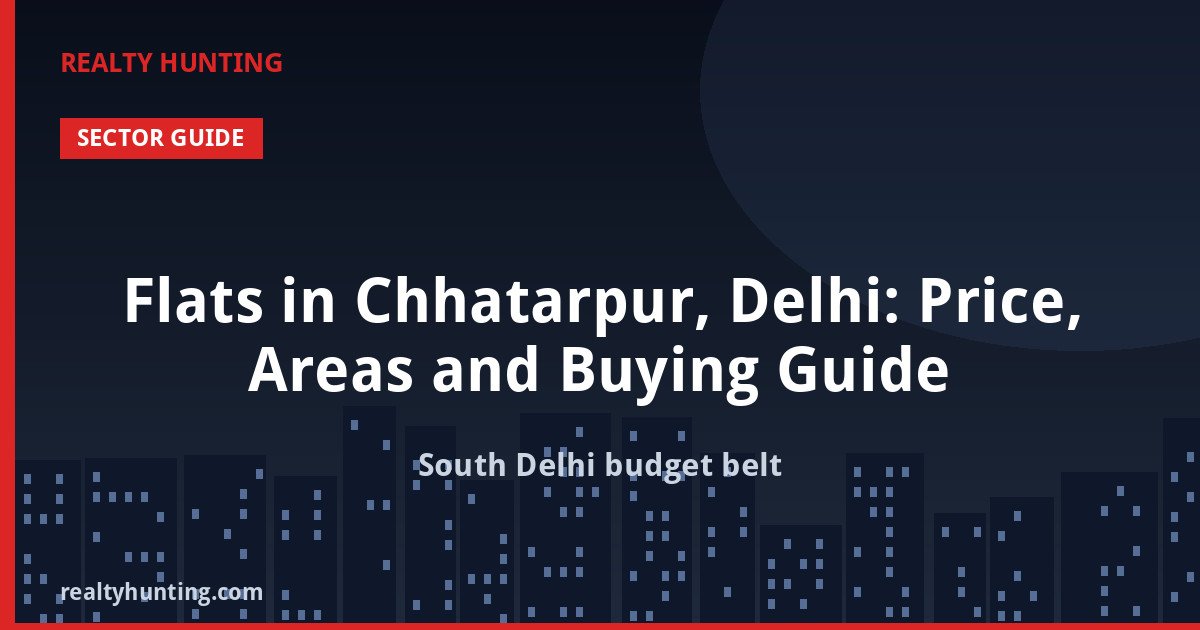 Flats in Chhatarpur, Delhi: Price, Areas and Buying Guide