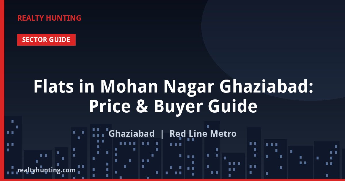 Flats in Mohan Nagar Ghaziabad: Price & Buyer Guide