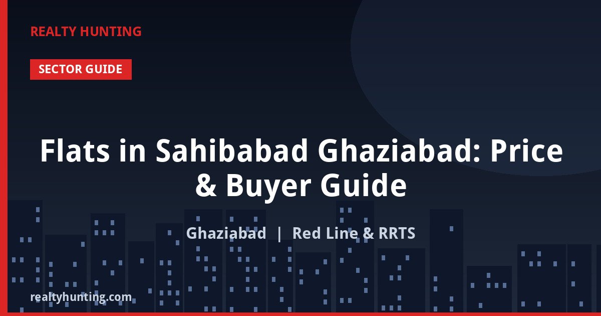 Flats in Sahibabad Ghaziabad: Price & Buyer Guide
