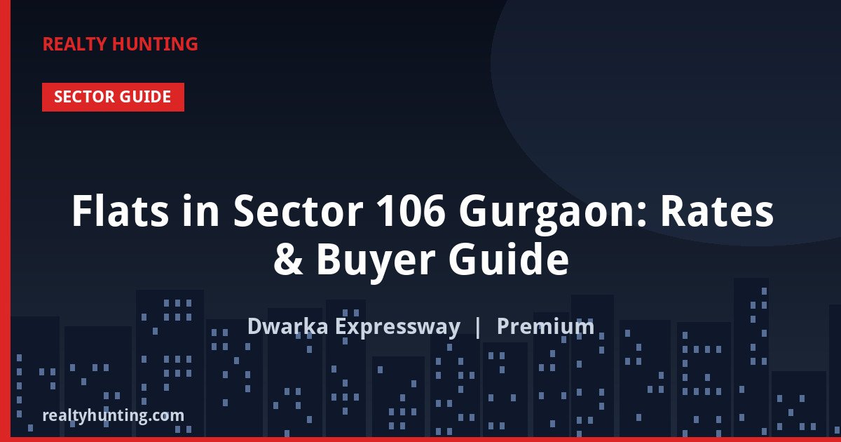 Flats in Sector 106 Gurgaon: Rates & Buyer Guide