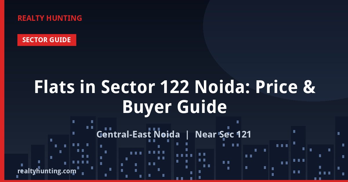 Flats in Sector 122 Noida: Price & Buyer Guide