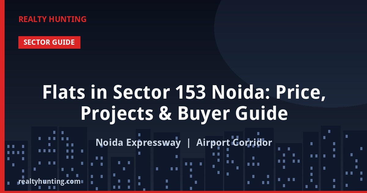 Flats in Sector 153 Noida: Price, Projects & Buyer Guide