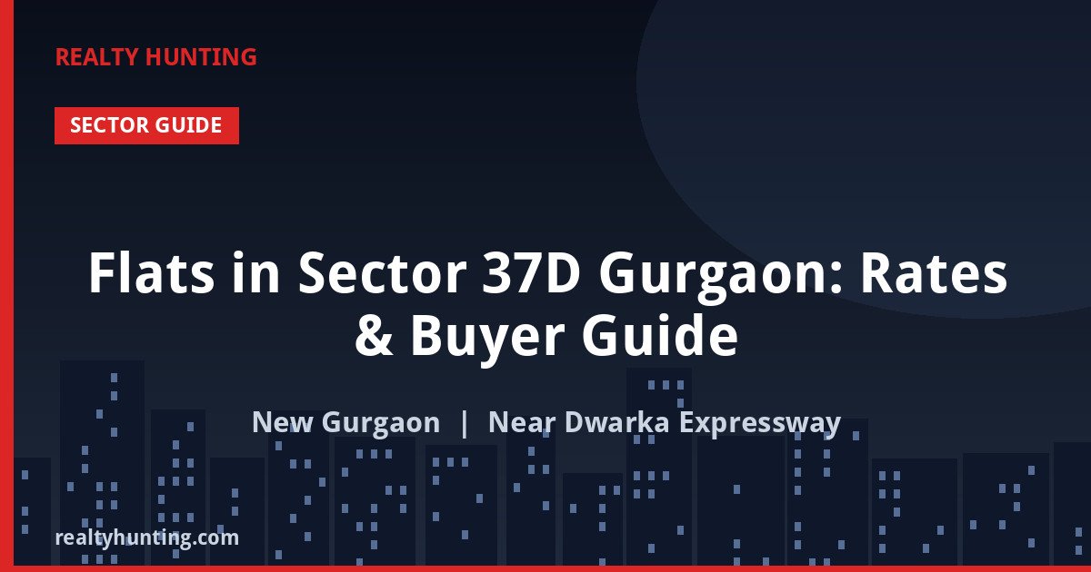 Flats in Sector 37D Gurgaon: Rates & Buyer Guide