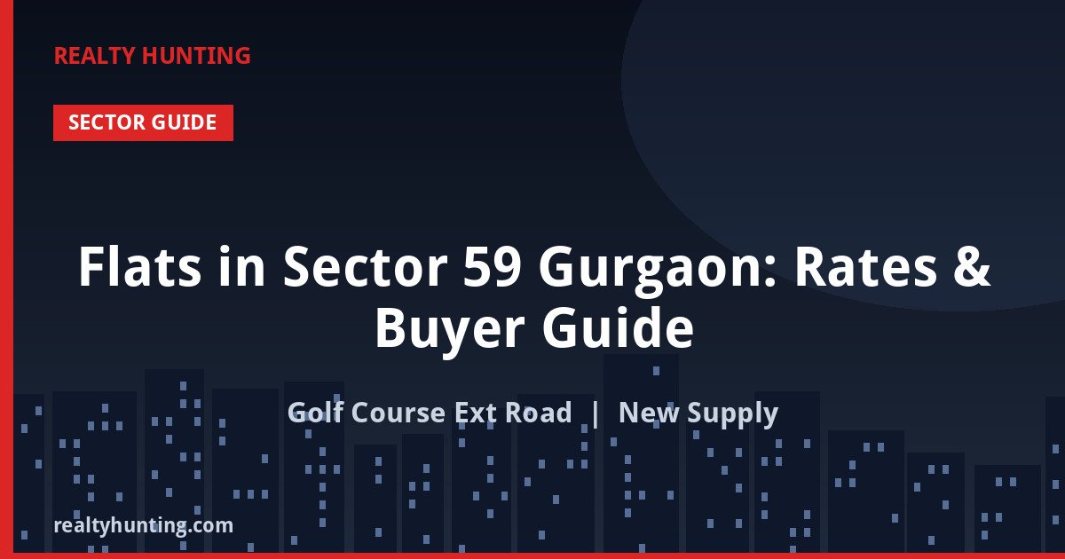 Flats in Sector 59 Gurgaon: Rates & Buyer Guide