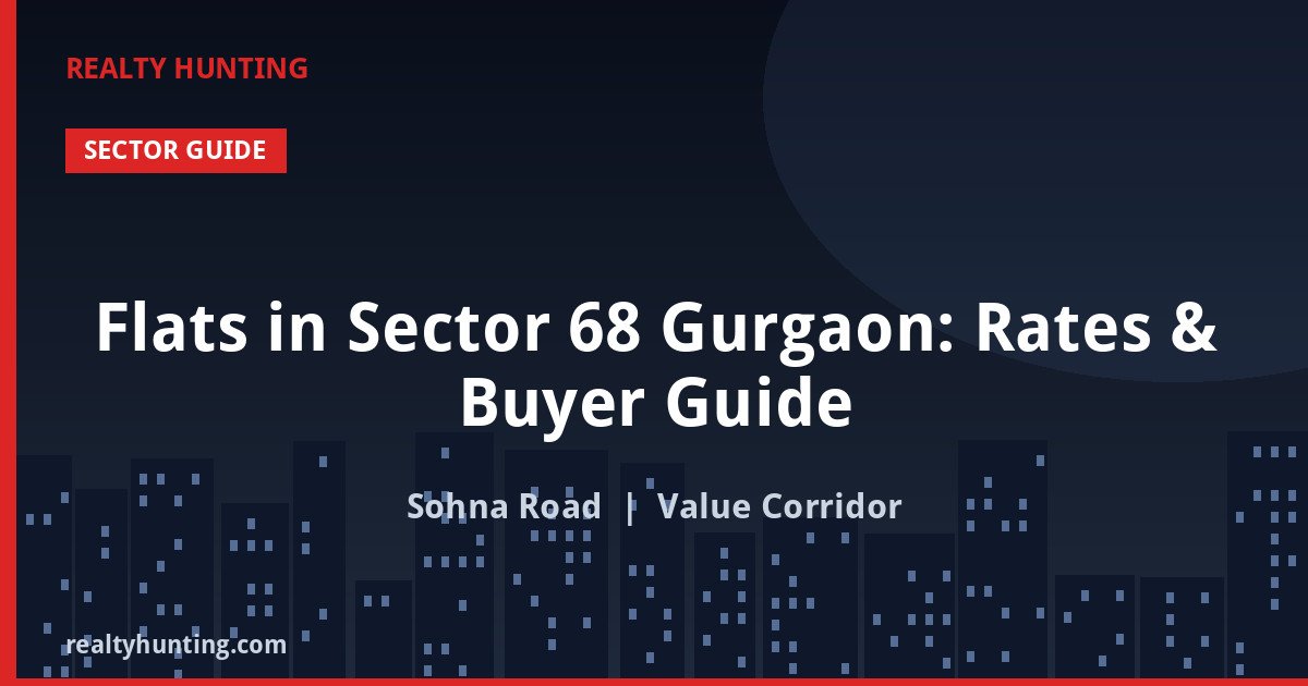 Flats in Sector 68 Gurgaon: Rates & Buyer Guide