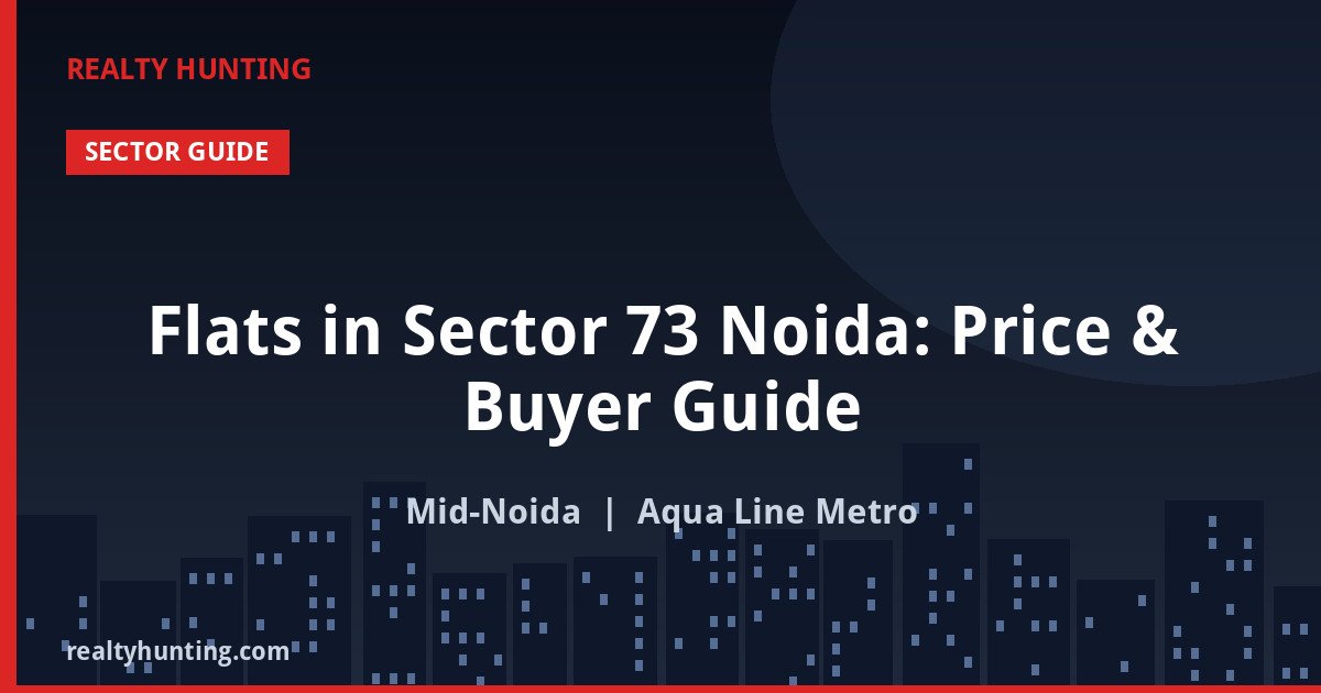 Flats in Sector 73 Noida: Price & Buyer Guide