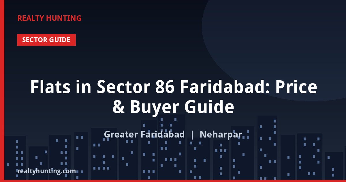 Flats in Sector 86 Faridabad: Price & Buyer Guide