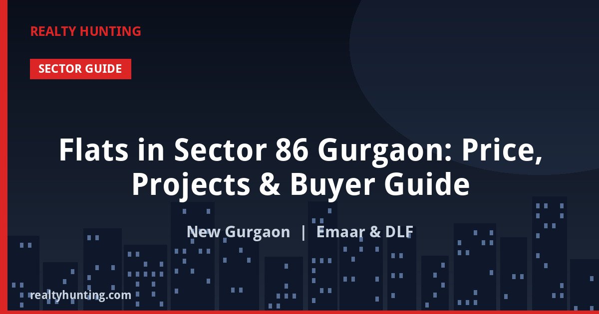 Flats in Sector 86 Gurgaon: Price, Projects & Buyer Guide