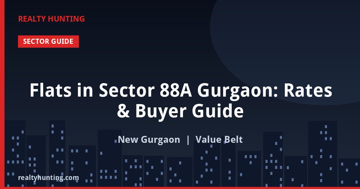 Flats in Sector 88A Gurgaon: Rates & Buyer Guide