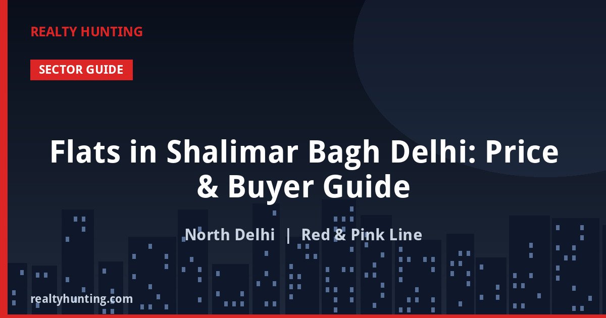 Flats in Shalimar Bagh Delhi: Price & Buyer Guide