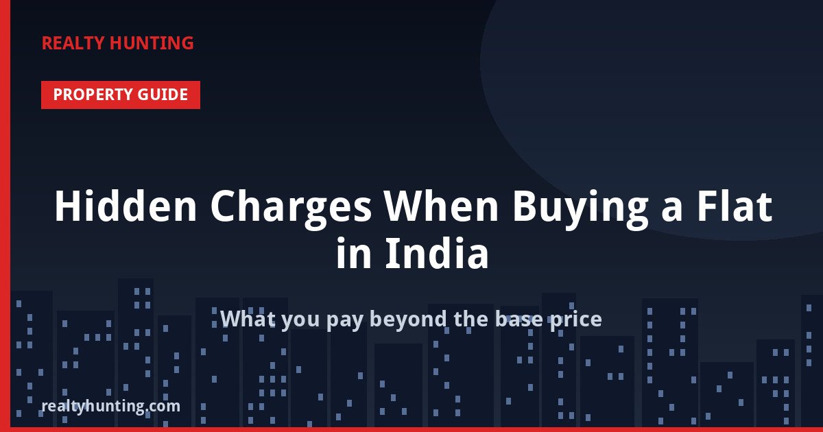 Hidden Charges When Buying a Flat in India