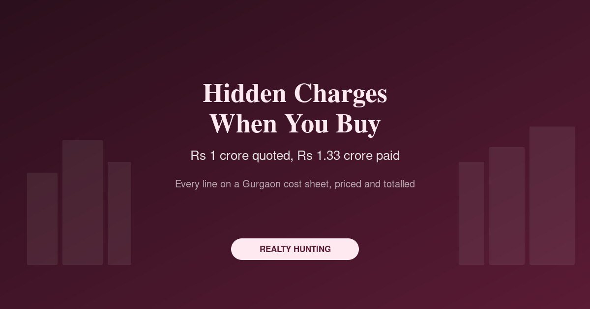 Hidden Charges When Buying a Flat: The Full Cost Sheet
