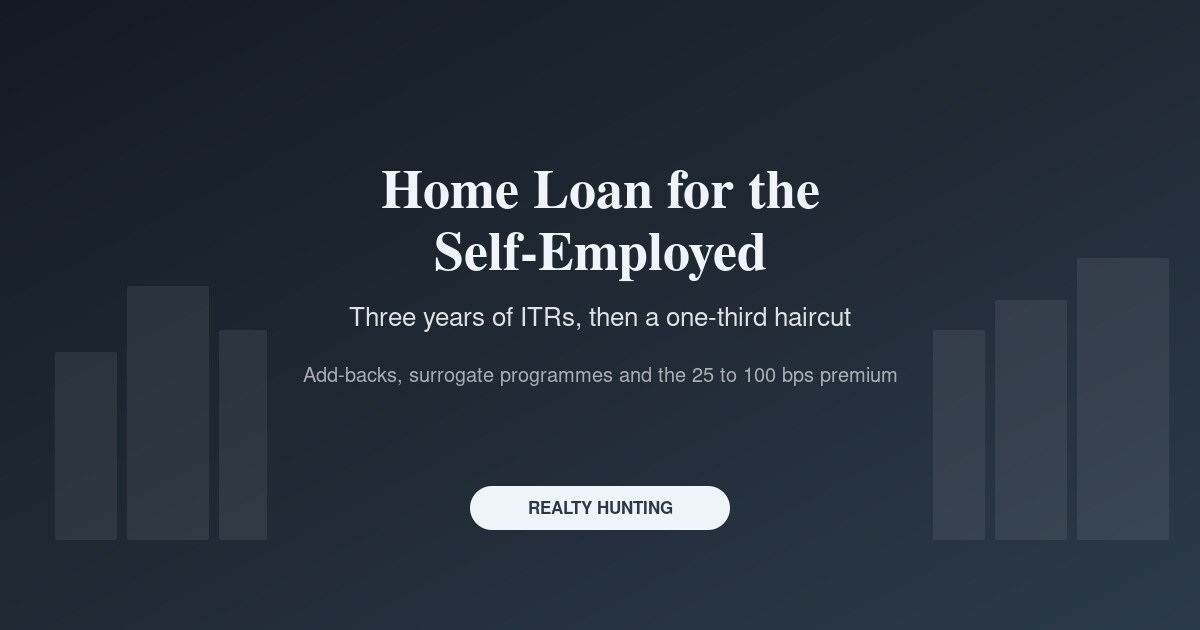 Home Loan for the Self-Employed: How Lenders Read Your File