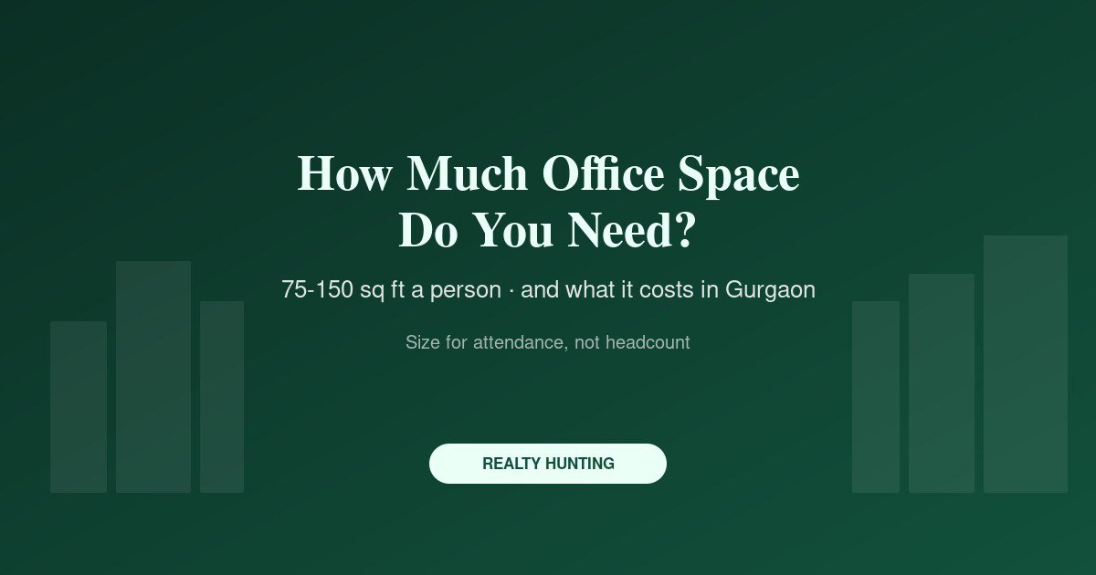 How Much Office Space Do You Need in Gurgaon?