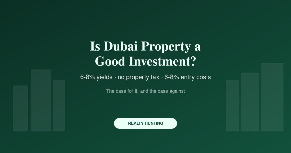 Is Buying Property in Dubai a Good Investment? The Honest Case