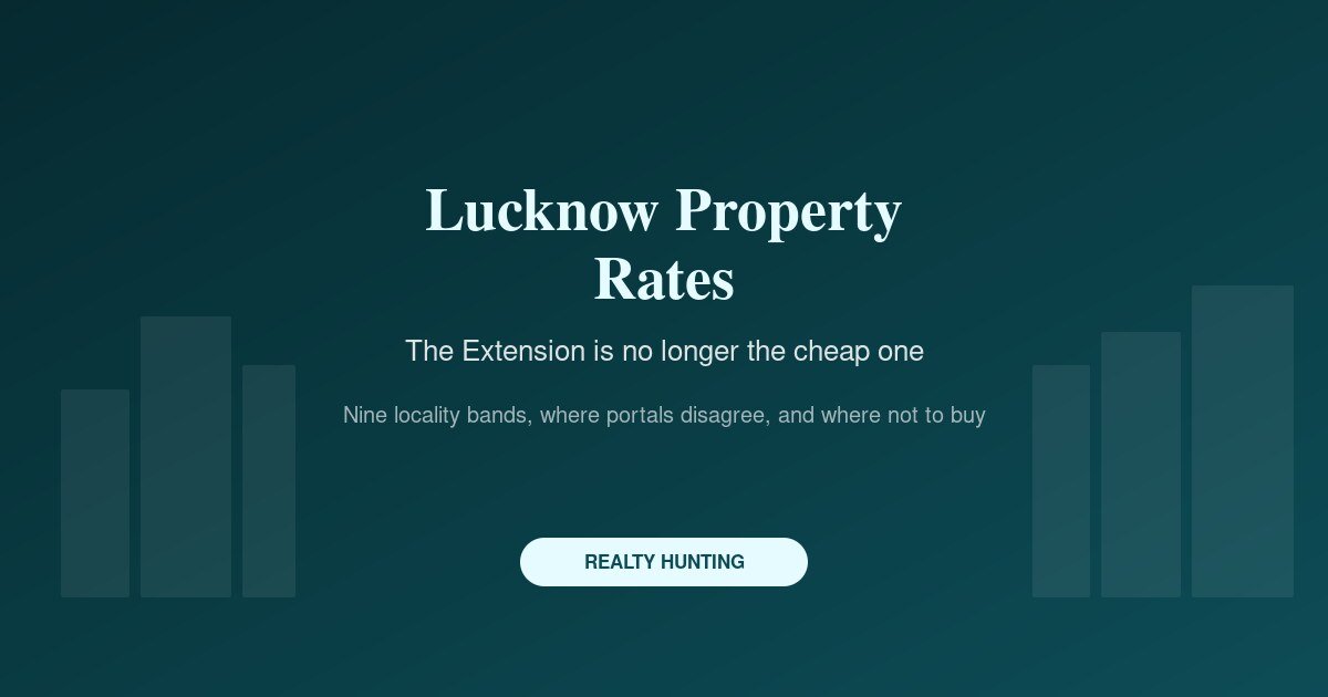 Lucknow Real Estate Market: Rates, Corridors and Where Not to Buy