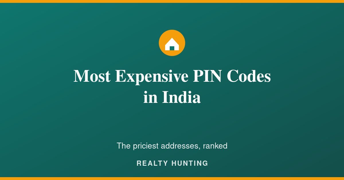 Most Expensive PIN Codes in India: Priciest Addresses Ranked