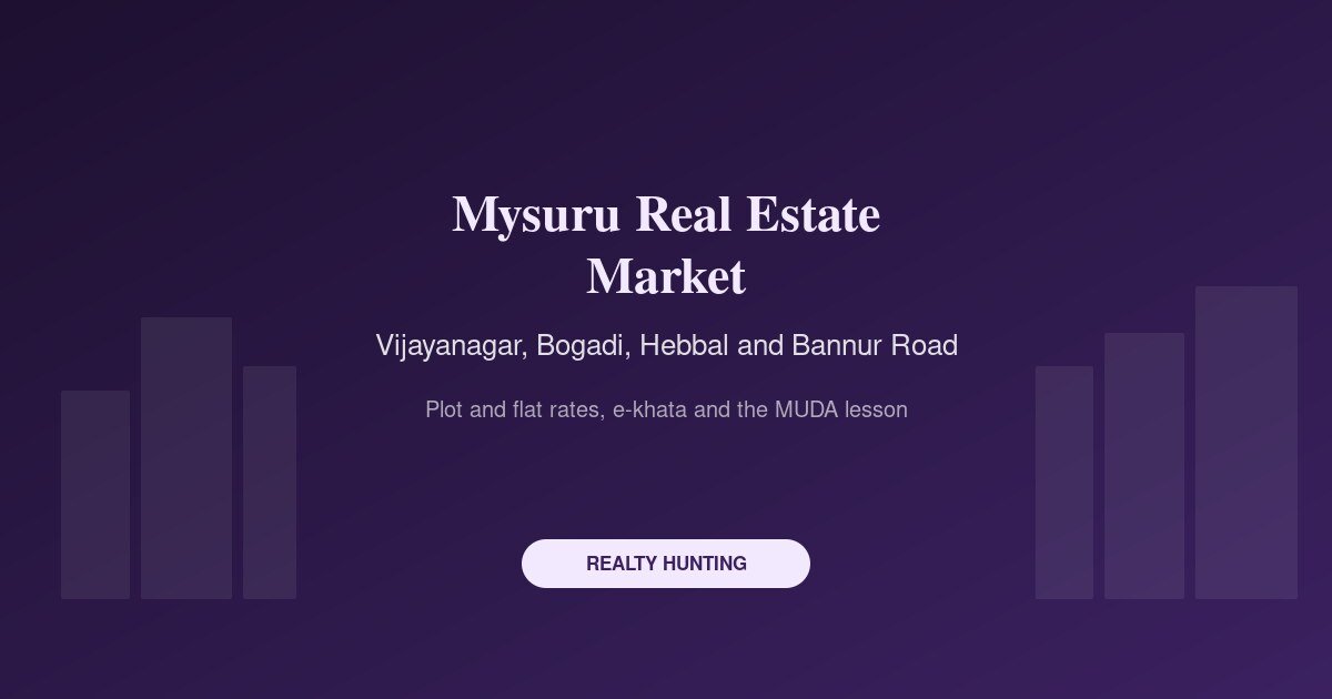 Mysuru Real Estate Market: Vijayanagar, Bogadi and Life After the Expressway