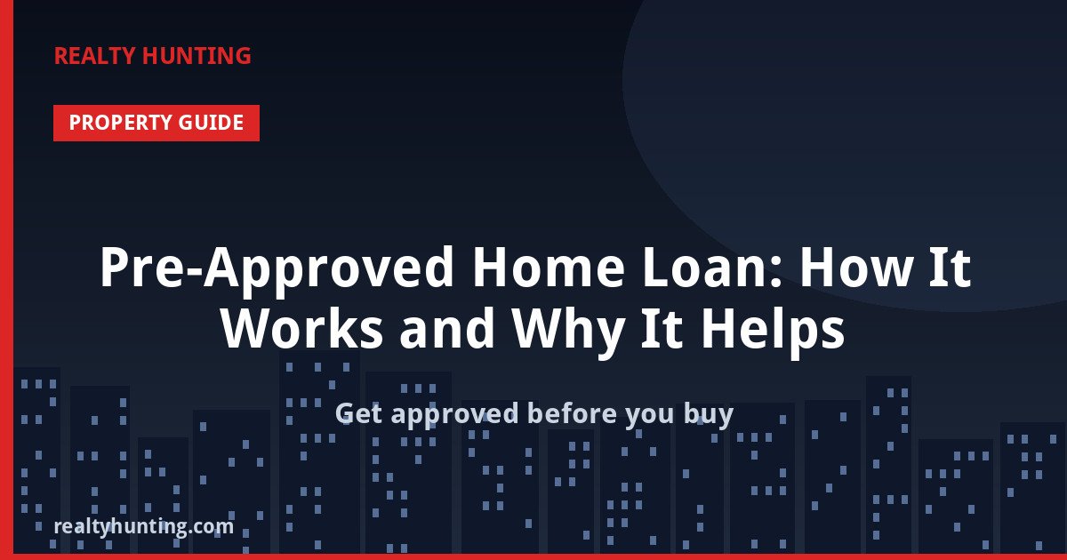 Pre-Approved Home Loan: How It Works and Why It Helps
