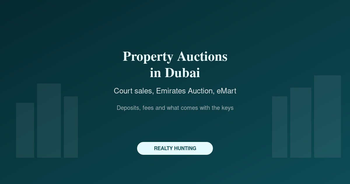 Property Auctions in Dubai: How Emirates Auction and Court Sales Work