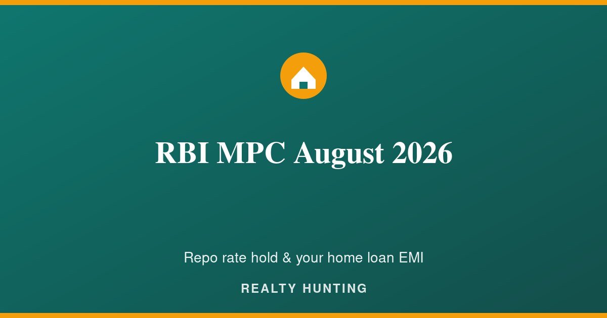 RBI MPC August 2026: Repo Rate Hold Expected, What It Means for Your Home Loan