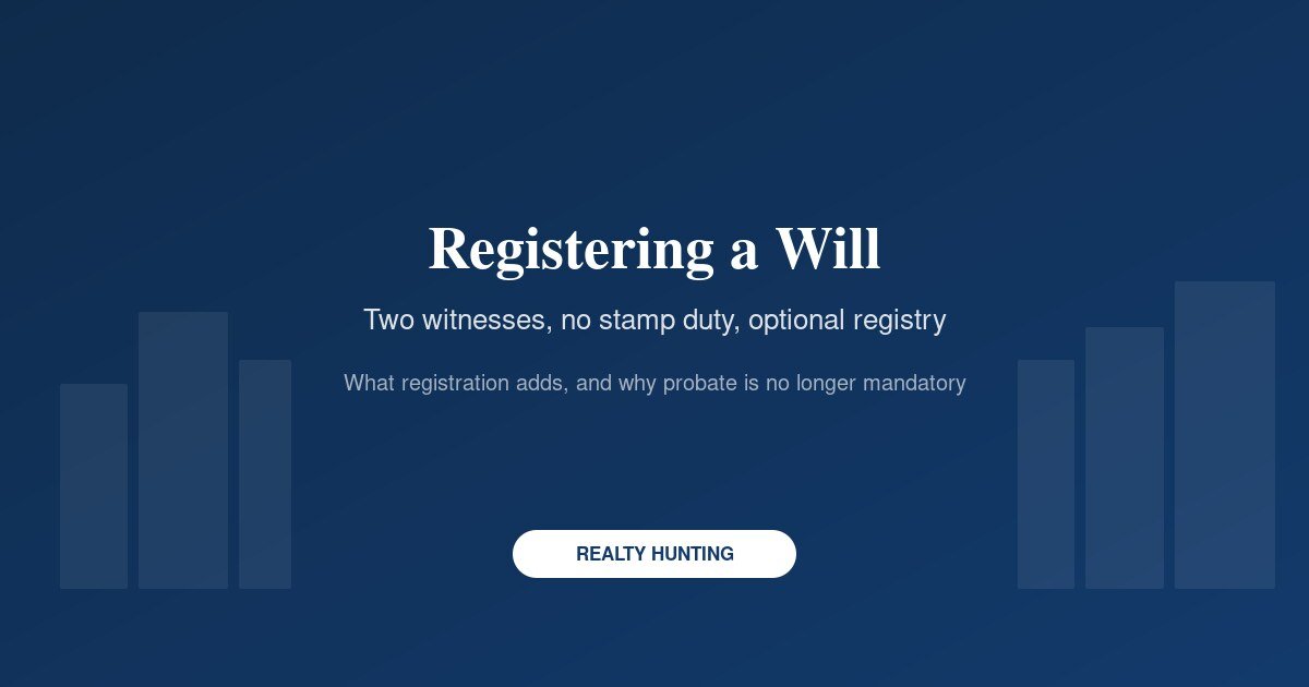 Registering a Will for Property: Cost, Process and Probate