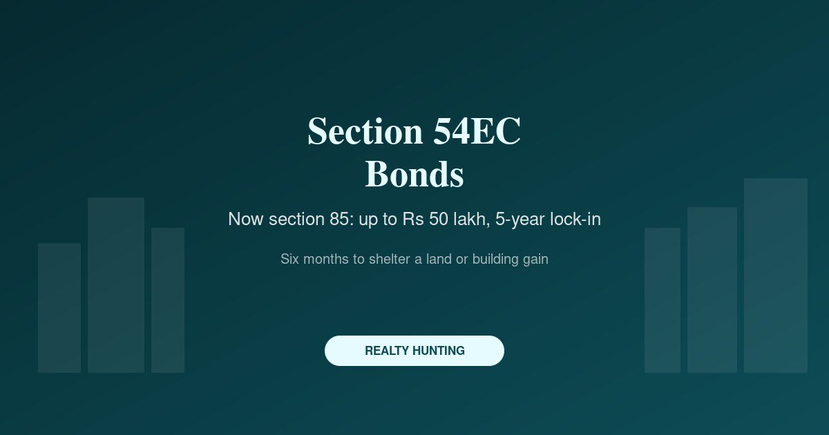 Section 54EC Bonds: Save Tax on Property Sale