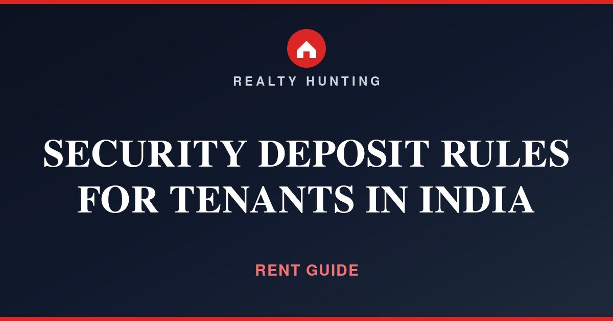 Security Deposit Rules for Tenants in India
