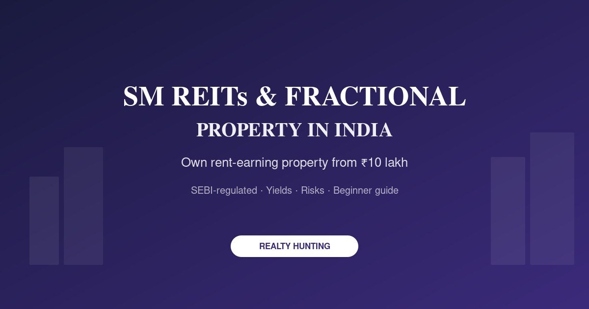 SM REITs and Fractional Property Ownership in India: A Beginner's Guide
