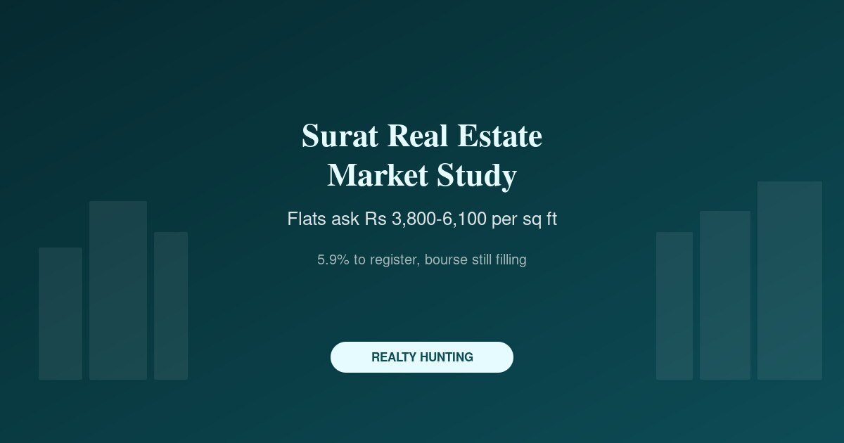 Surat Real Estate Market: Vesu, Pal, Adajan and What the Diamond Bourse Changed
