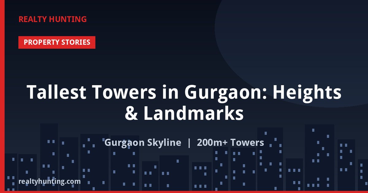 Tallest Towers in Gurgaon: Heights & Landmarks