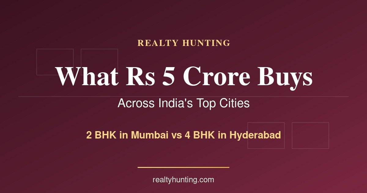 What Rs 5 Crore Buys in India's Top Cities