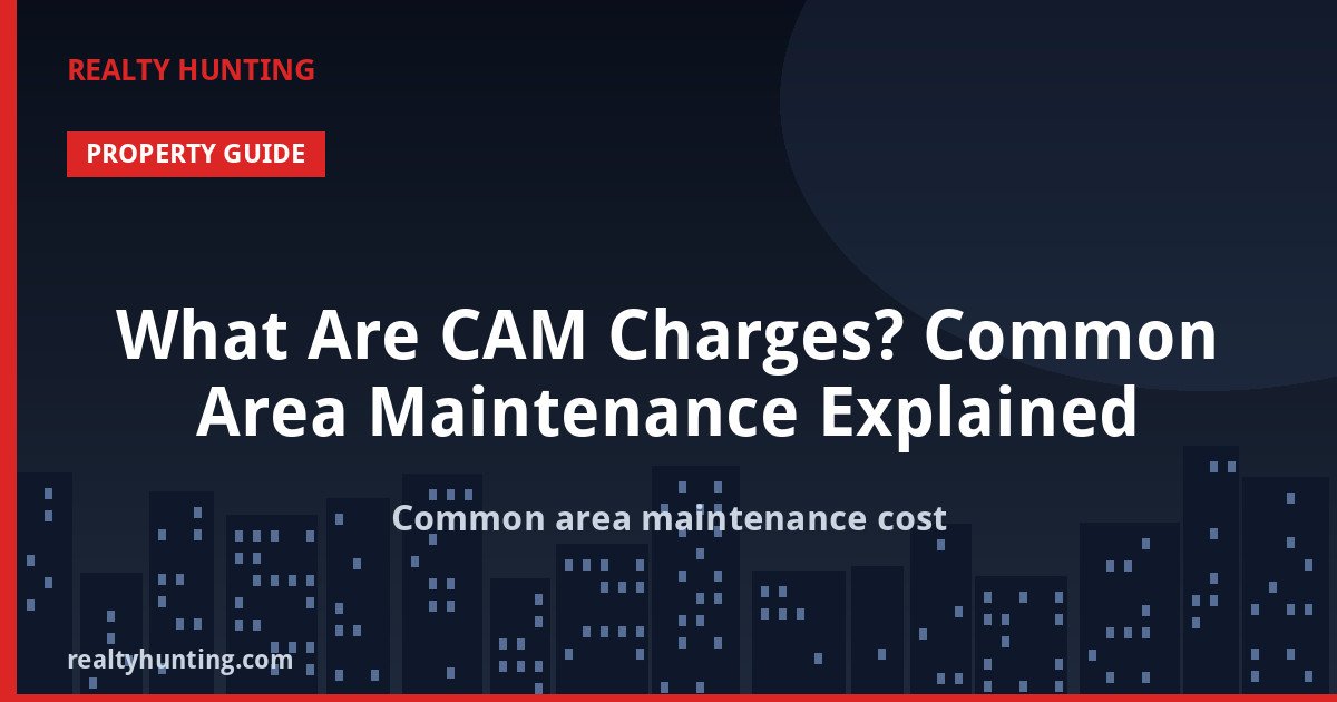 What Are CAM Charges? Common Area Maintenance Explained